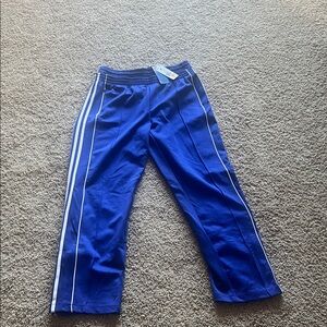 Adidas Royal Blue Pants with White Accents